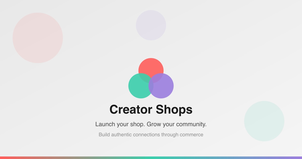 Creator Shop - Farcaster Mini Apps